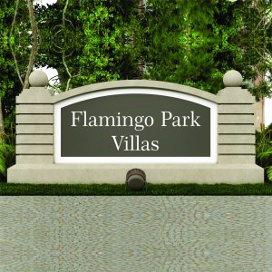 flamingo park sign