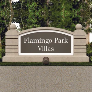 flamingo park sign